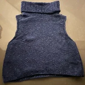 Free People Turtleneck Sleeveless Sweater
